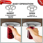 Multifunctional Jar Opener and Lid Remover for Effortless Kitchen - Himpall